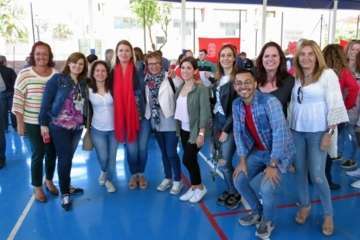 El PSOE de Telde, en el Día de la Rosa (Foto TA y Acfi Press)